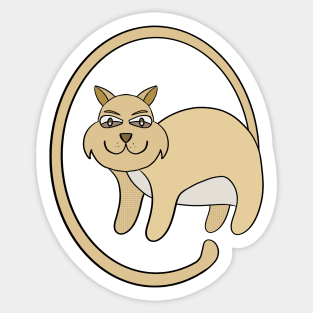 Ringtail Cat Sticker